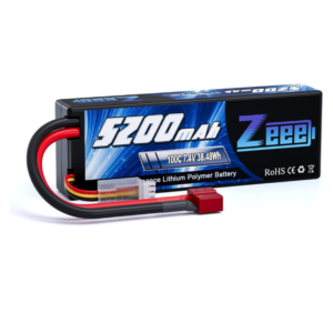 Batería Lipo Zeee 2S con conector en T para Autos a control