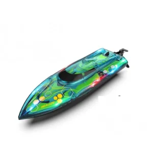 Zyerch Barco RC 2.4GHz – Lancha Rápida Eléctrica con Control Remoto