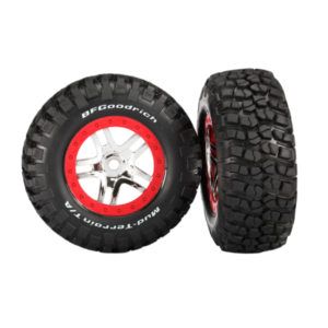 Neumáticos BFG Traxxas Slash 1/10 Cromado/Rojo