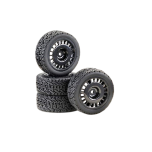 Juego de Ruedas ABSIMA RC 1/10 Prepegadas OZ Negro HEX 12mm