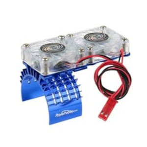 Disipador Térmico Aluminio con Doble Ventilador Traxxas Slash 4WD
